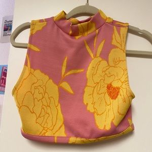 Zara floral tank top